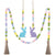 3 Pcs Easter Wood Bead Garland