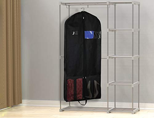 Heavy Duty Garment Bag w/Pocket for Dresses, Coats