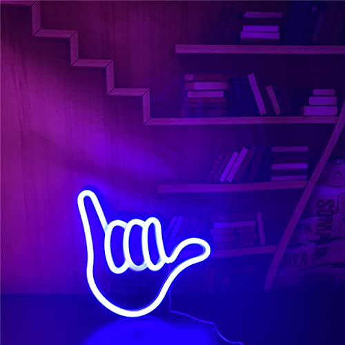 Hand Shape Finger Neon Sign Lights Decorative Neon Light USB or Battery Operated