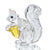 Crystal Squirrel Collectible Figurine