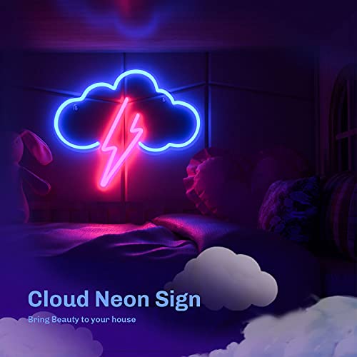 Cloud Led Neon Light Wall Decor, Battery or USB Powered