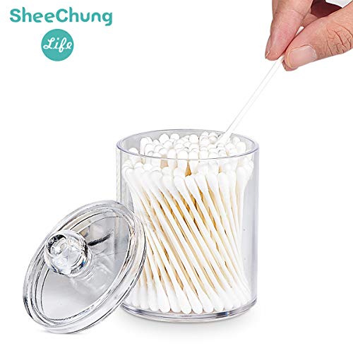 3 Pack Premium Quality Acrylic Qtip Holder