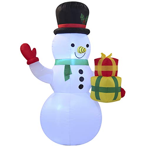 5 FT Christmas Inflatable Snowman Decoration w/ LEDs