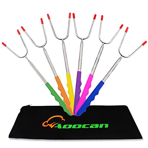 Marshmallow Roasting Sticks  Extend 45" -Smores Sticks for Fire Pit