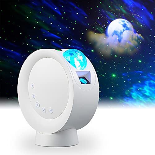 LED Sky Projector Light, Galaxy Lighting, Nebula Star Night Lamp w/ Base & Remote Control