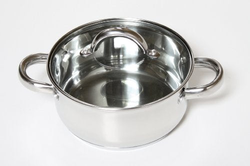 The Clean Store 12 Piece Stainless Steel Cookware Set #420