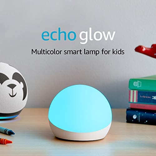 Echo Glow - Multicolor smart lamp, a Certified for Humans Device – Requires compatible Alexa device