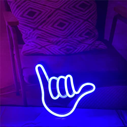 Hand Shape Finger Neon Sign Lights Decorative Neon Light USB or Battery Operated