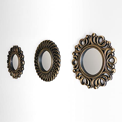 Pack of 3 -| Wall Mirrors for Home Decoration