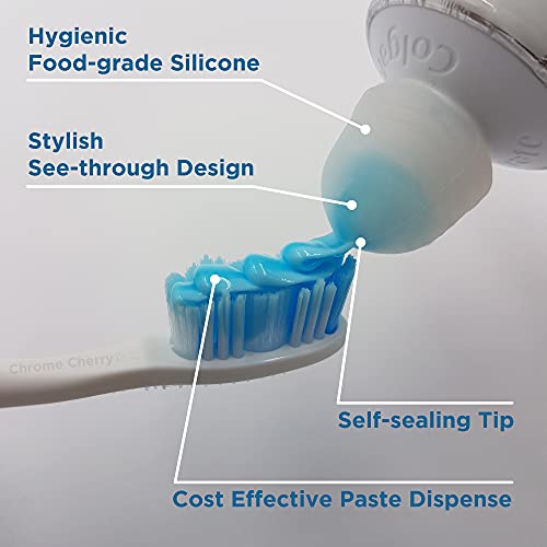 3-Pack Self-Closing Toothpaste Caps