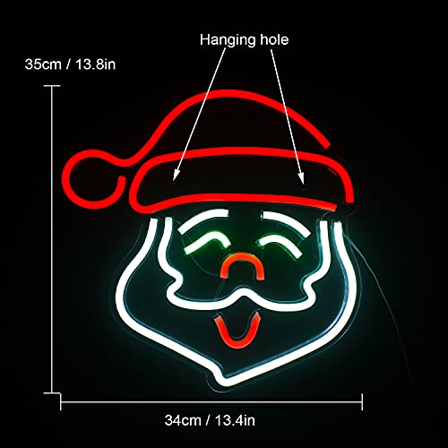 Christmas Santa Claus Neon Lights Led Neon Wall Lights