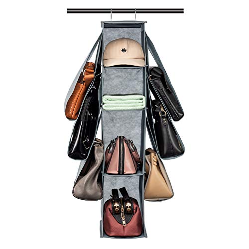 Closet Purse Organizer w/ 10 Compartments