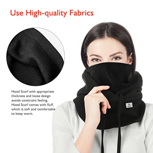 Balaclava Hood Scarf+Neck Warmer Suit for Men &  Women