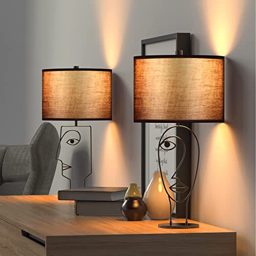 Table Lamps for Living Room Set of 2