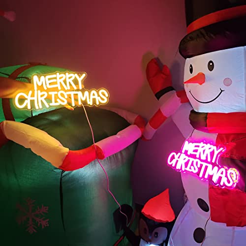 Merry Christmas LED Neon Sign Decoration