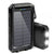 20000mAh Solar Power Bank Charger  2 Led Flashlight & 2 USB Output Ports-Black