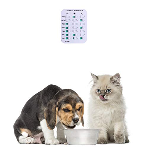 Pet Feeding Reminder w/ Magnetic OR Double Sided Adhesive