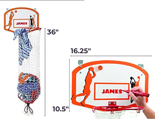 Over the Door Basketball Laundry Hamper