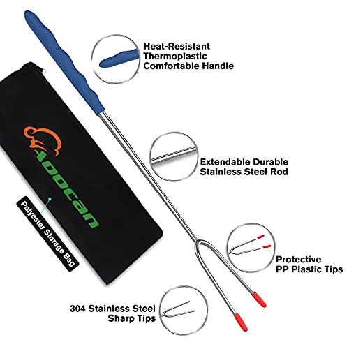 Marshmallow Roasting Sticks  Extend 45" -Smores Sticks for Fire Pit