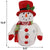 LED Lighting Snowman Figurine for Christmas Decoration