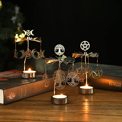 Spinning Tea Light Candle Holder