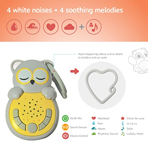 Baby Travel Comforting Sound Machine w/Calming Light