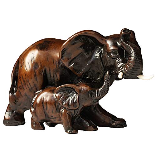 Decorative Elephant Family Statues - Ideal for Modern & Rustic Settings for Home Decoration