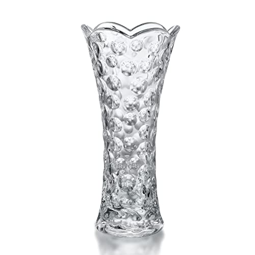 Glass Flower Vase, Small Clear Vase for Flowers, Clear Crystal Vases for Centerpieces, Bud Vases