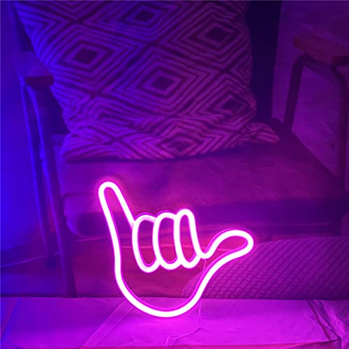 Hand Shape Finger Neon Sign Lights Decorative Neon Light USB or Battery Operated