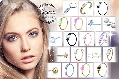 Tiny Nose Ring Hoop 20 G Nose Piercings Hoop - 14K Gold Filled Nose Piercings hoop