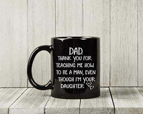 Funny Novelty Coffee Mug 11oz Black Ceramic for  Father's Day/Birthday Gift