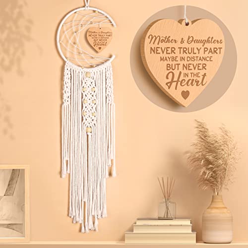 Mothers Day Gift Dream Catcher w/  Warm Heart Pendant Message