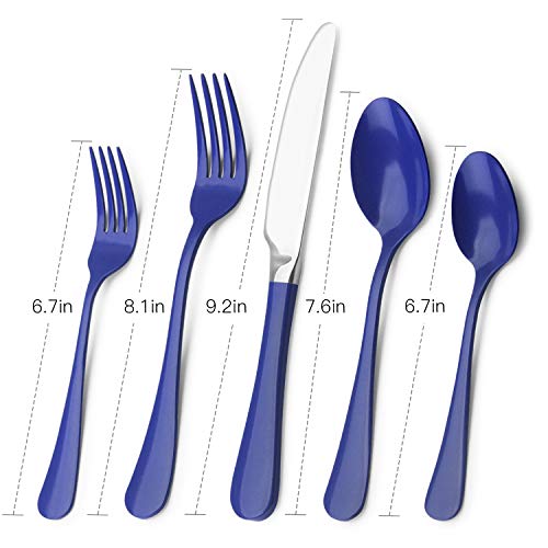 20-Piece Stainless Steel Flatware Set  Service for 4, Mirror Polished, Dishwasher Safe