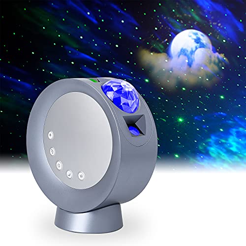 LED Sky Projector Light, Galaxy Lighting, Nebula Star Night Lamp w/ Base & Remote Control