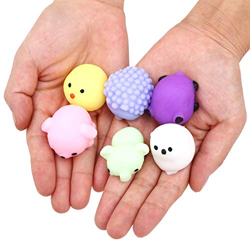 24pcs Mochi Squishy Toys for Easter Party Favors for Kids