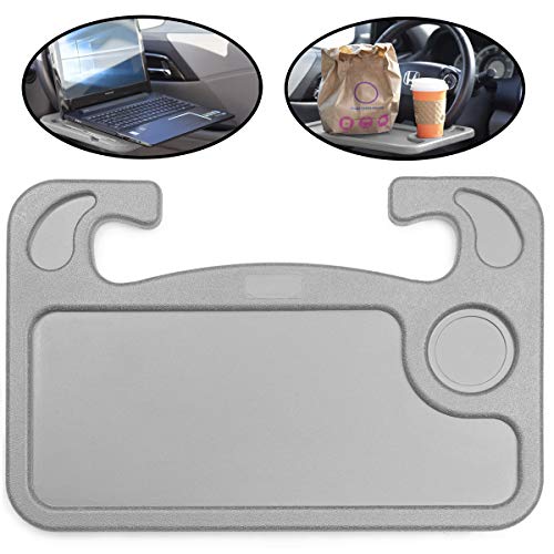 Auto Steering Wheel Car Travel Table, Food Eating Hook On Steering Wheel Tray