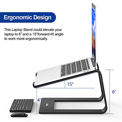 Ergonomic Detachable Stand Compatible w/ 15.6" Laptops