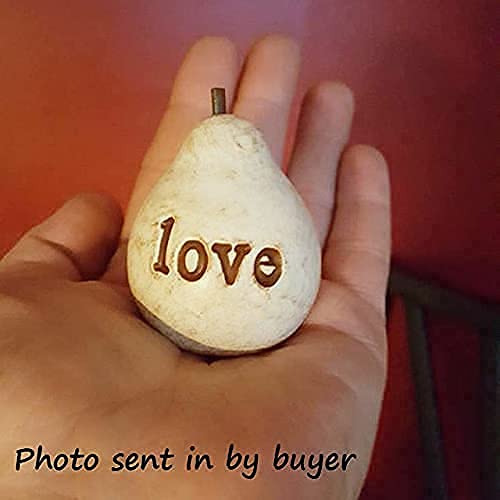 White Love You Mom Pears for Mothers Day/Birthday Gift