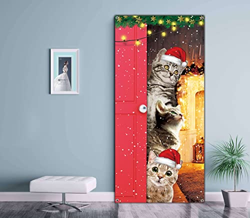 Cute  Christmas Door Cover  Decorations