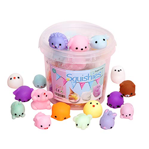 24pcs Mochi Squishy Toys for Easter Party Favors for Kids