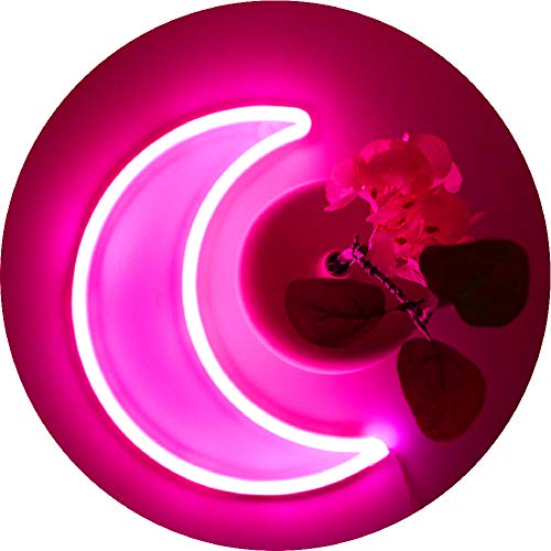 LED Moon Neon Light for Home Decoration