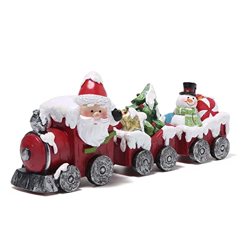 Christmas Train Figurines for Home Decorations