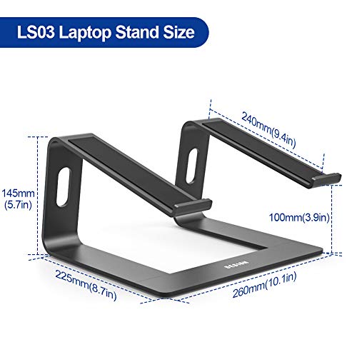 Ergonomic Detachable Stand Compatible w/ 15.6" Laptops