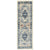 Caprice Boho Non Skid Runner Rug Blue, 2' x 6'