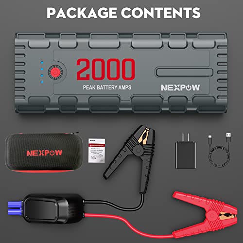 Car Jump Starter, 21800mAh 12V Portable Car Battery Starter