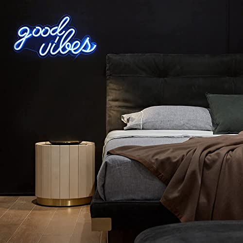 Good Vibes Neon Signs for Wall Decor Powered by USB