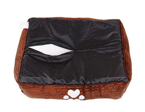 Reversible Rectangle Pet Bed w/ Dog Paw Printing, 25 by 21 inches