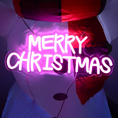 Merry Christmas LED Neon Sign Decoration