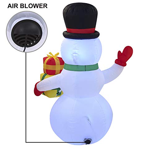 5 FT Christmas Inflatable Snowman Decoration w/ LEDs