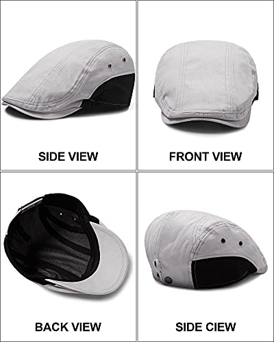 4 Pieces Newsboy Hats for Men Cabbie Cap Newsboy